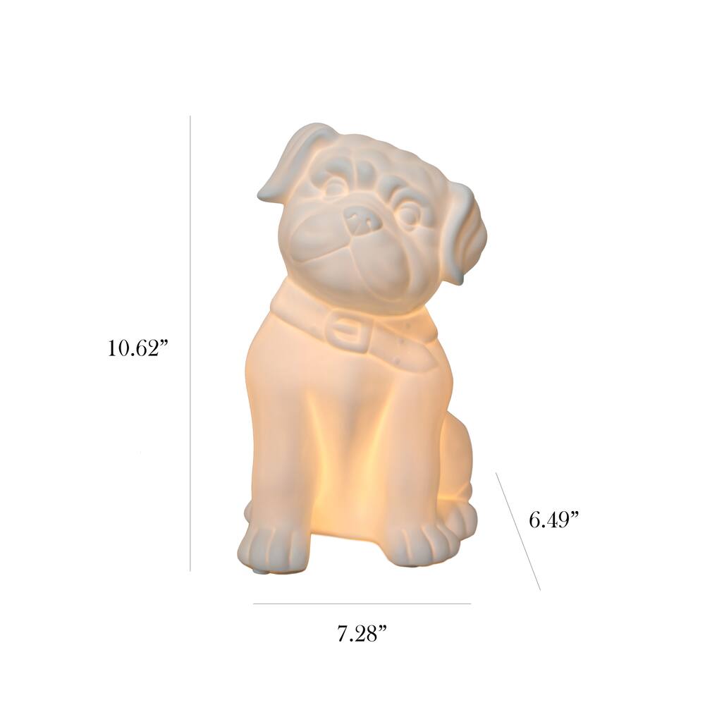 Simple Designs Porcelain Puppy Dog Shaped Animal Light Table Lamp 10 6   Simpledesigns Porcelain Puppy Shaped Table Lamp 320cf879 0ef2 441a B979 65991fabec16 