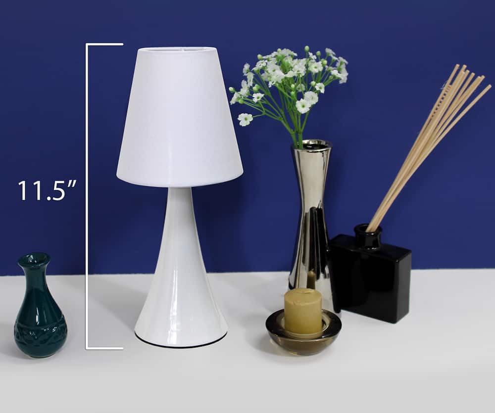Simple Designs Valencia Colours Mini Touch Table Lamp Set with Fabric  Shades, 2-pk | Canadian Tire