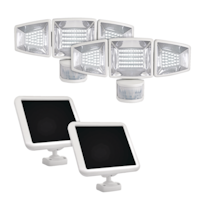 Sunforce 1500 Lumens Solar Motion Sensor Light, 2-pk