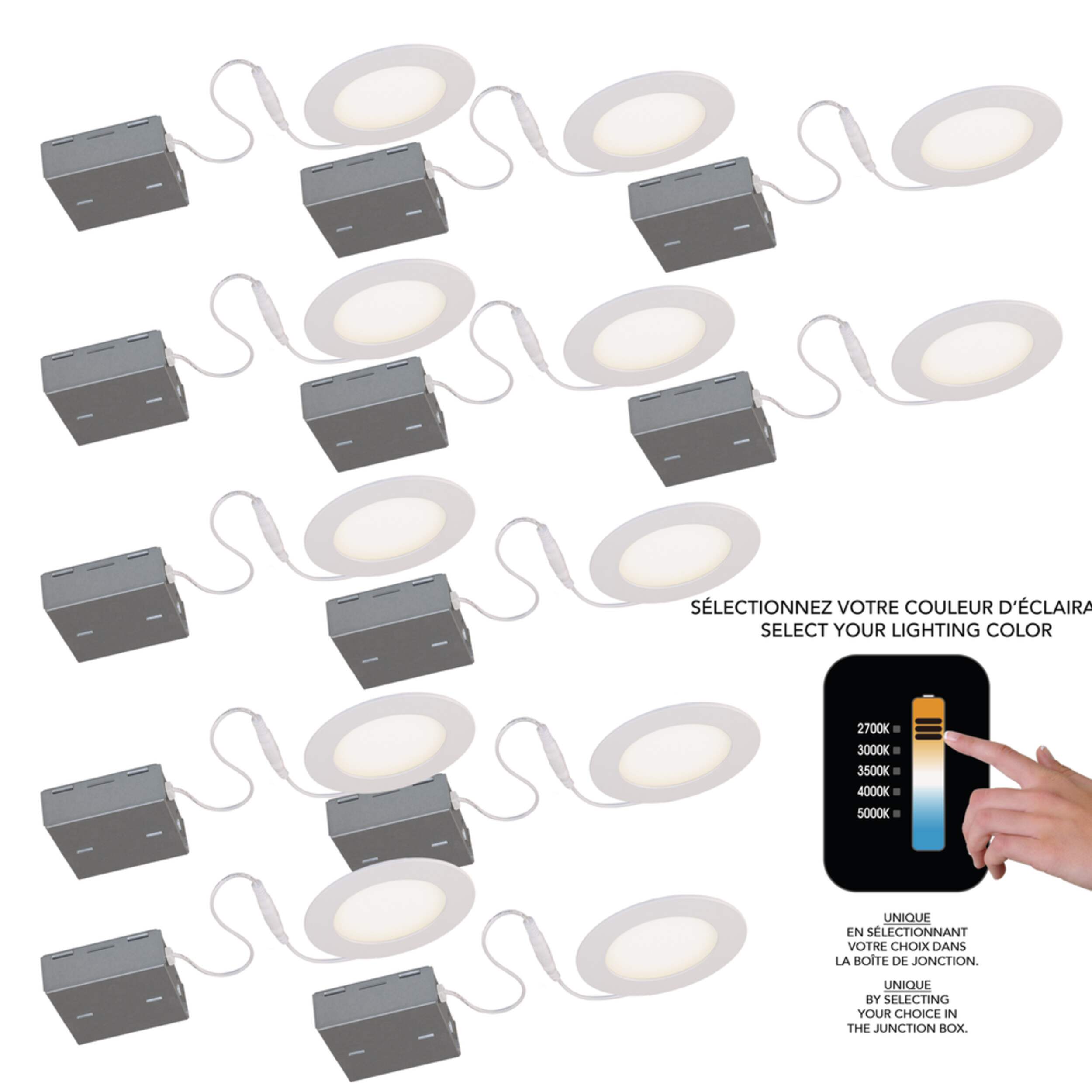 BAZZ CCT Recessed Lights, 4in, 12pk Canadian Tire