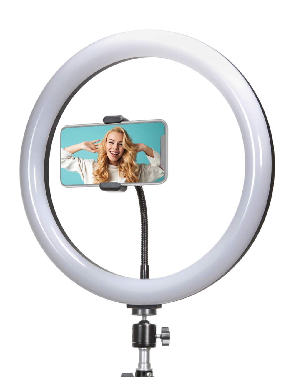 National Mobifoto RGB Ring Light Kit with Stand Travel Case 12 in Diameter 67 in Long