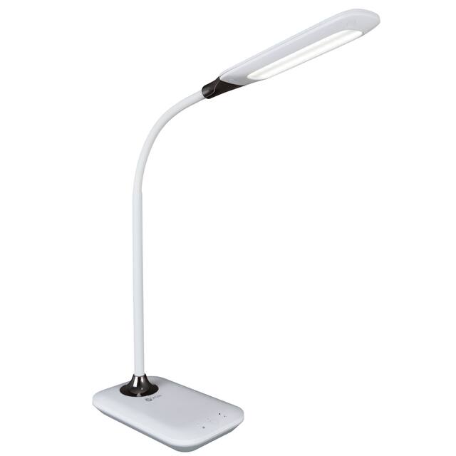 Ottlite Executive Desk Lamp with 2.1A USB Charging Port 