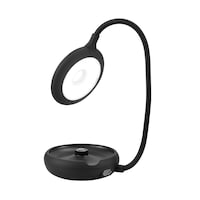 Lampe de bureau portative polyvalente 6-en-1 Globe Electric Flexx, 8,6 po, noir