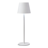 Lampe tactile portative plissée en métal avec DEL à intensité réglable CANVAS, 14 po, choix de couleurs Front_Flat