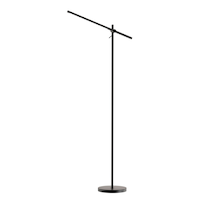 CANVAS Adjustable 800 Lumen LED Floor Lamp, 72.75-in, Black