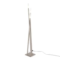 Lampadaire contemporain LumiSource Icicle, nickel brossé