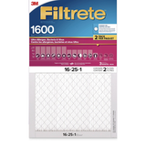 3M™ Filtrete™ Ultra Allergen, Bacteria & Virus, 1600MPR, 16 x 25 x 1-in, 2-pk Front_Flat