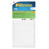 3M™ Filtrete™ Furnace Filter, MPR 700, 16 x 25 x 1-in, 2-pk Front_Flat