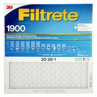 3M™ Filtrete™ Healthy Living Maximum Allergen Air Filter, MPR 1900, 20 x 20 x 1-in, 1-pk Front_Flat