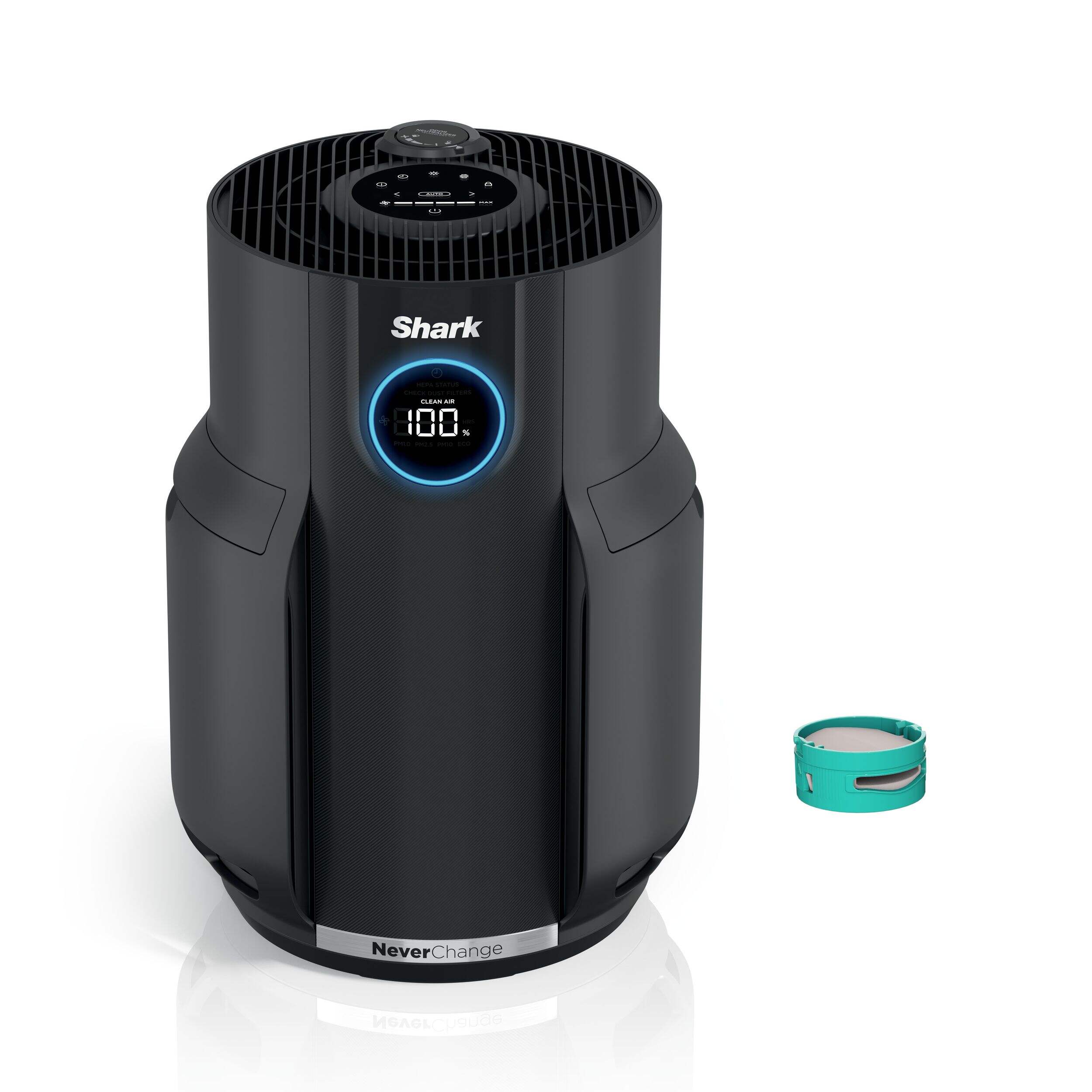 Shark NeverChange Air Purifier, 650-sq-ft Front_Elevated