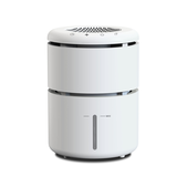 NOMA 3-Speed Evaporative Top Fill Air Humidifier with Easy Touch Control, White, 4-L Front_Elevated