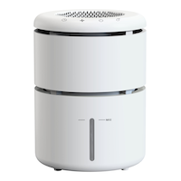 NOMA 3-Speed Evaporative Top Fill Air Humidifier with Easy Touch Control, White, 4-L Front_Elevated