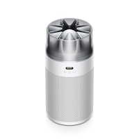 Dyson HushJet™ Purifier Compact, White/Silver Front_Elevated