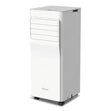 For Living 7K SACC (10K ASHRAE) Digital Portable Air Conditioner with Remote Control, 2-Speed, White Front_Angled_Left