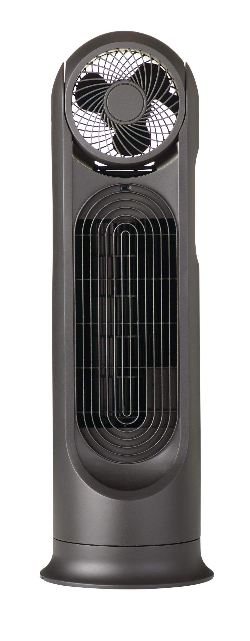 Honeywell TurboForce 2-in-1 Electric Air Circulator & Power Tower Fan, 6-Speed, Black Front_Flat
