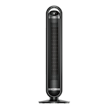DREO Home Nomad Black Portable DC Smart Oscillating Quiet Tower Fan, 36-in Front_Flat