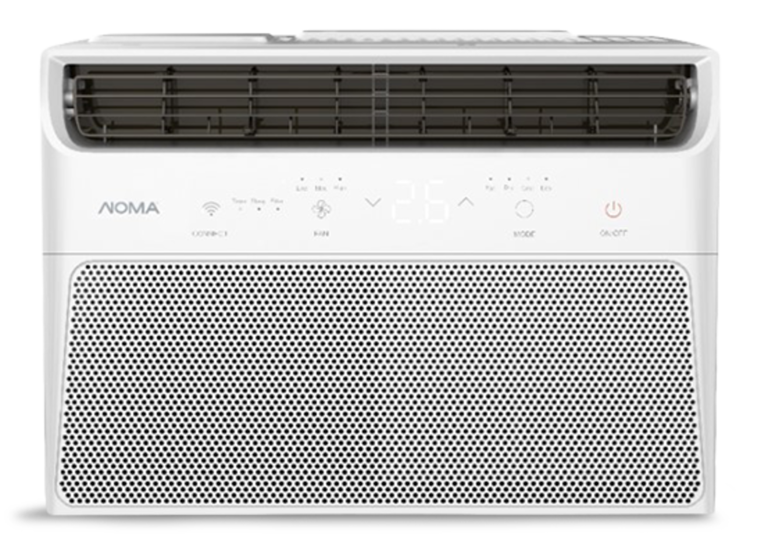 Climatiseur de fenêtre 4-en-1 avec télécommande Noma Premium Grill, 8000 BTU Front_Elevated