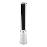 Noma Detachable Oscillating Indoor Tower Fan, White, 42-in Front_Elevated