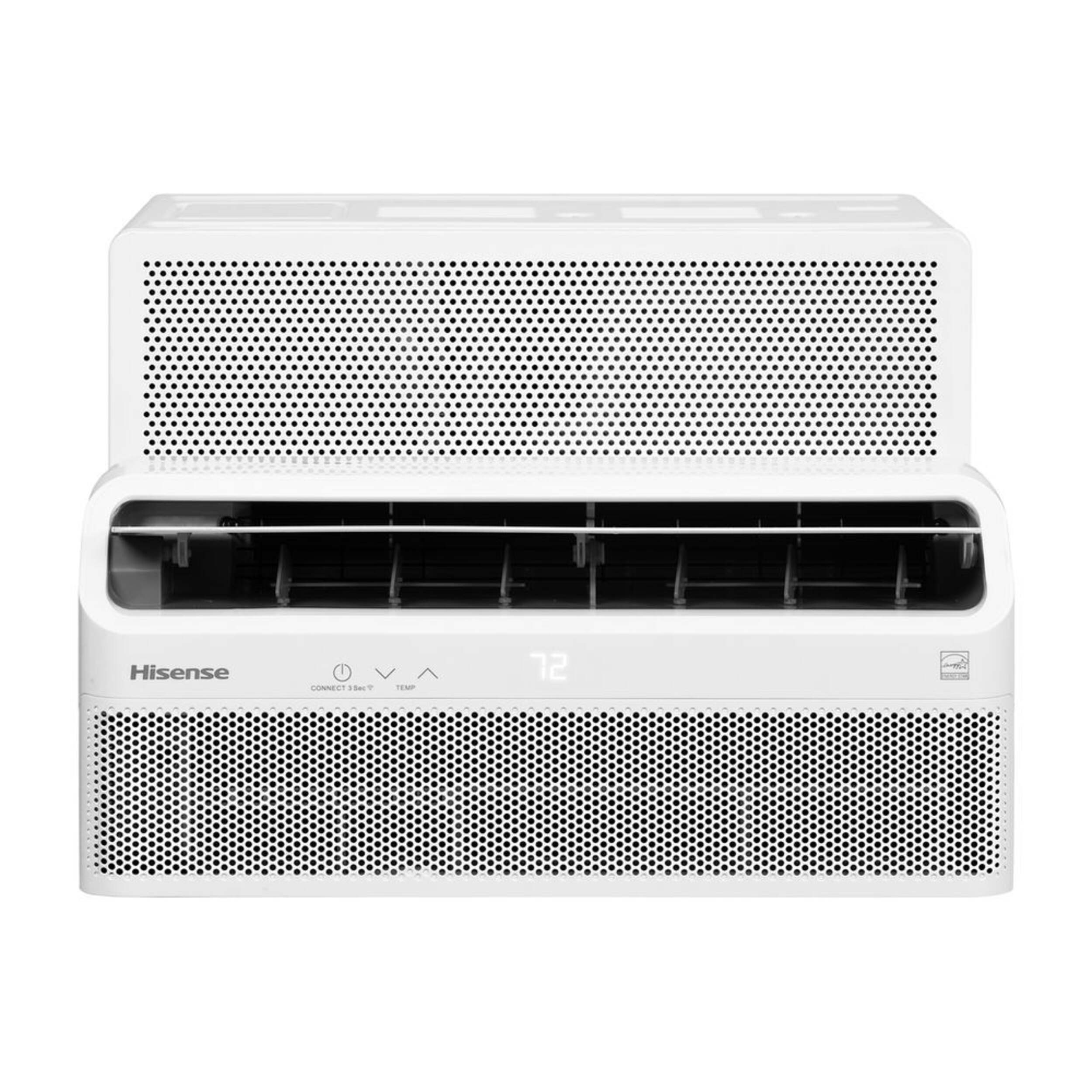 Hisense 12K BTU SACC L-Shaped Quiet Window Air Conditioner/AC with WIFI for Home Front_Elevated