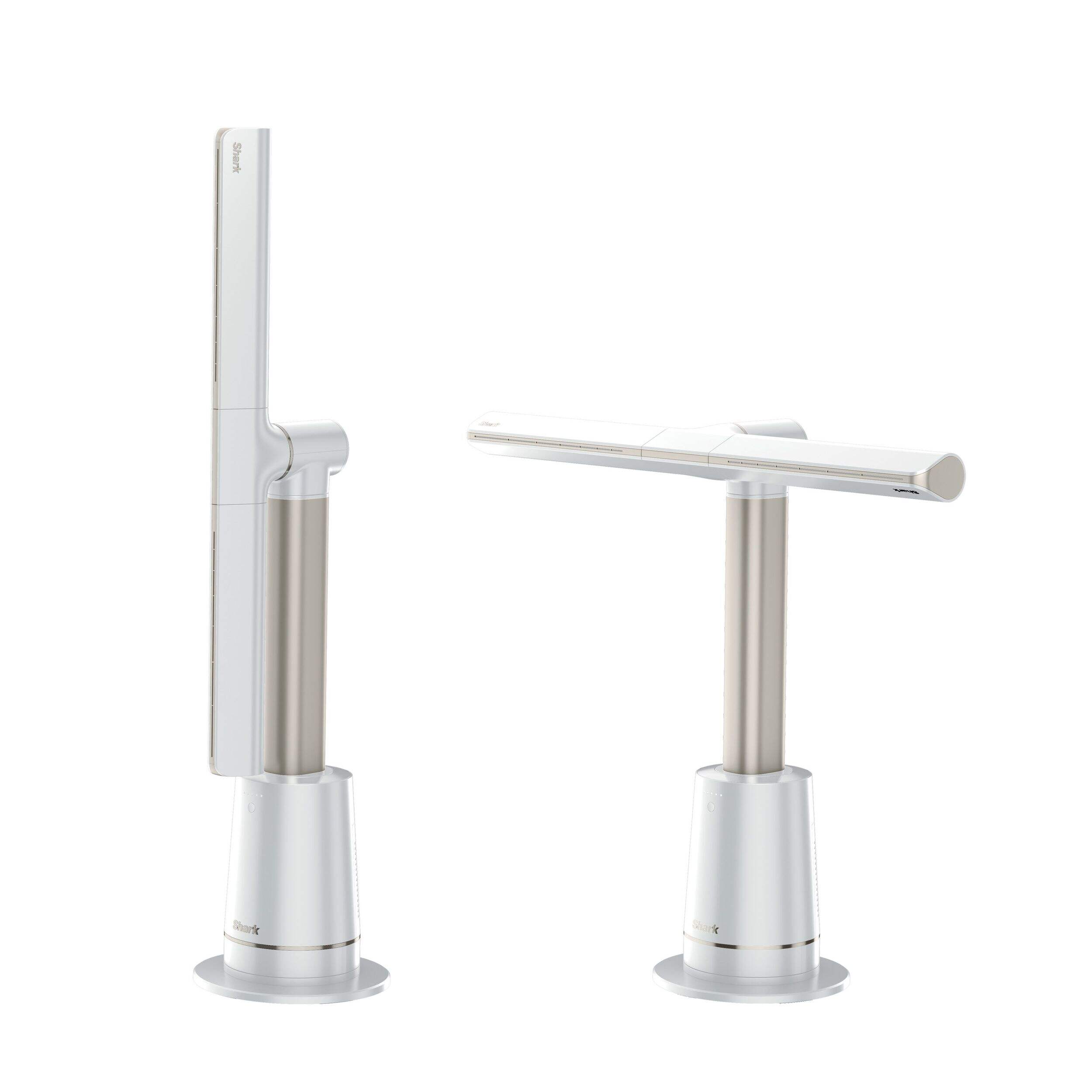 Shark TurboBlade XL Pivot Portable Bladeless Tower Fan for Home, White Front_Three_Fourths_Angled_Left