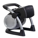 Lasko Utility Ceramic Space Heater with Pivot Power, 1500W, Black Front_Angled_Right