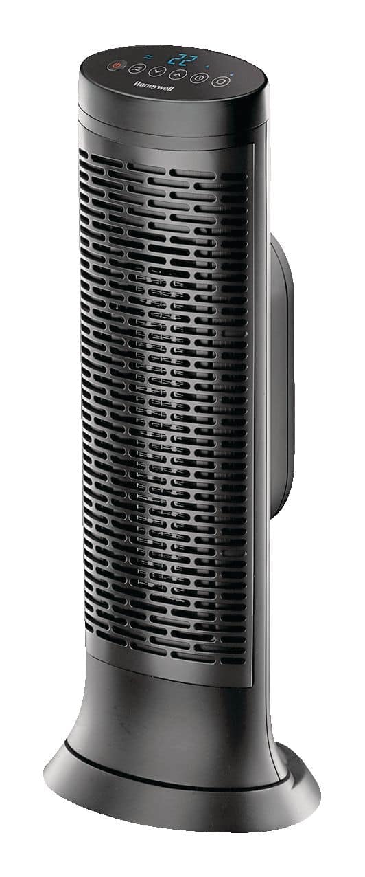 Honeywell HCE352C Digital Tower Ceramic Space Heater w Thermostat 1500W Black Canadian Tire