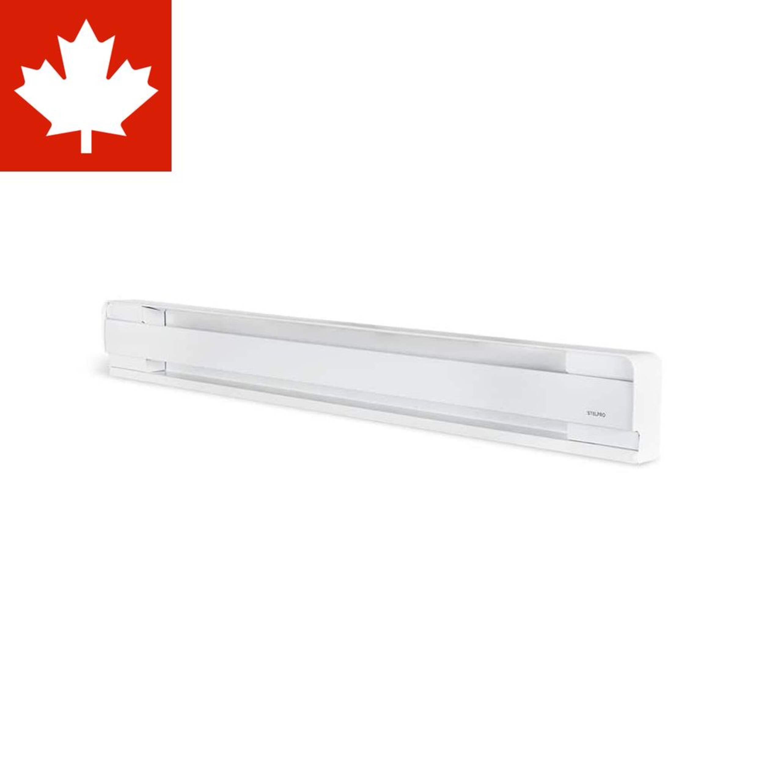 Stelpro Classic B Electric Baseboard Heater, 500W, White Front_Flat
