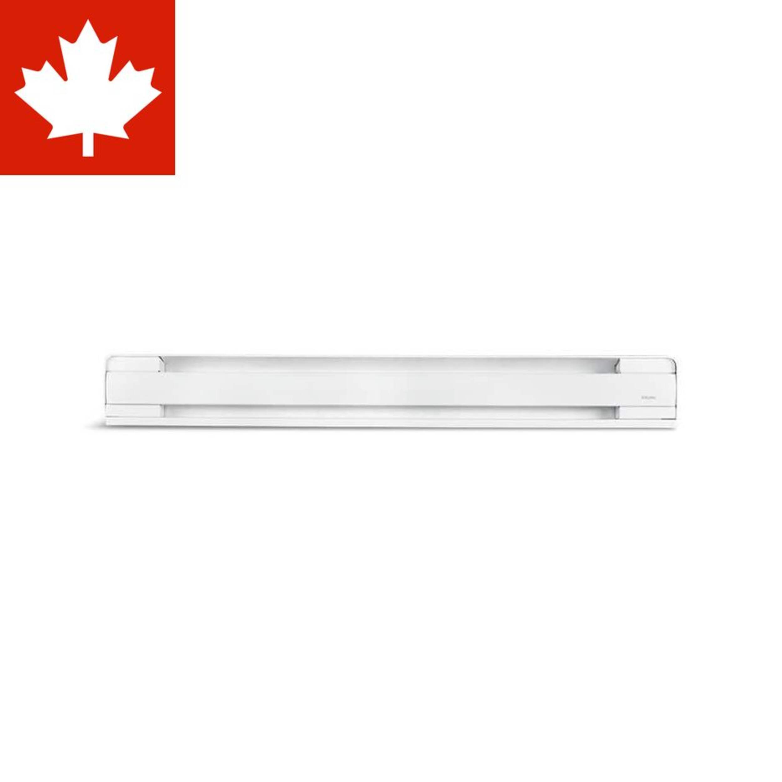 Stelpro Classic B Electric Baseboard Heater, 750W, White Front_Flat
