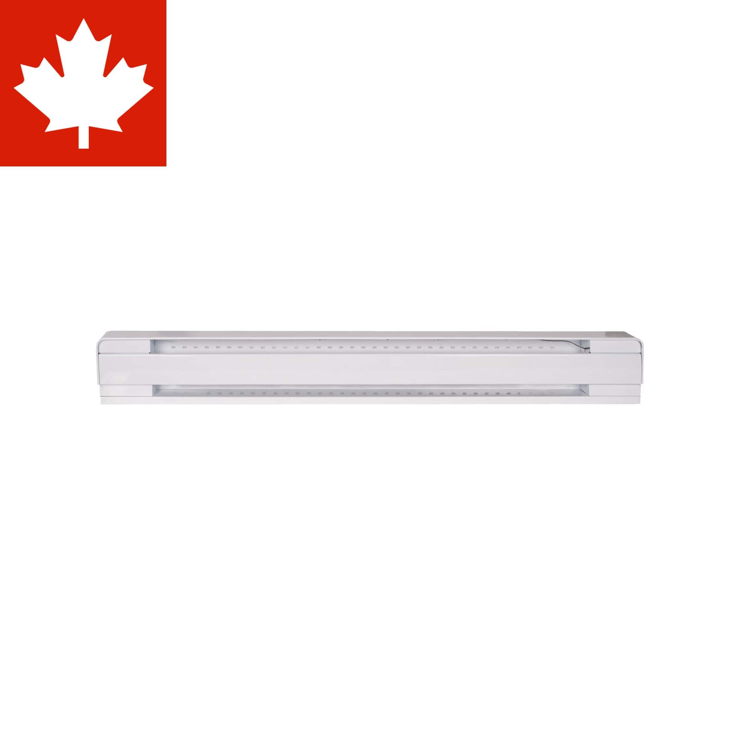 Stelpro Classic B Electric Baseboard Heater, 1000W, White Front_Flat