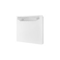 Stelpro UNIWATT Electric Wall Convector Heater, Built-in-Thermostat, 1000W, White Front_Angled_Left