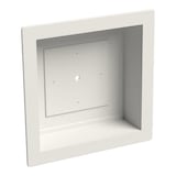 Fittes Lite Framed Drywall Device Mount, White Front_Angled_Right