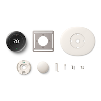 Google Nest Learning Thermostat 4th Gen, Polished Silver Composite_or_Mixed