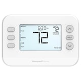 Thermostat numérique programmable multiétapes Honeywell Home RTHC22B/N, à piles, blanc Front_Flat