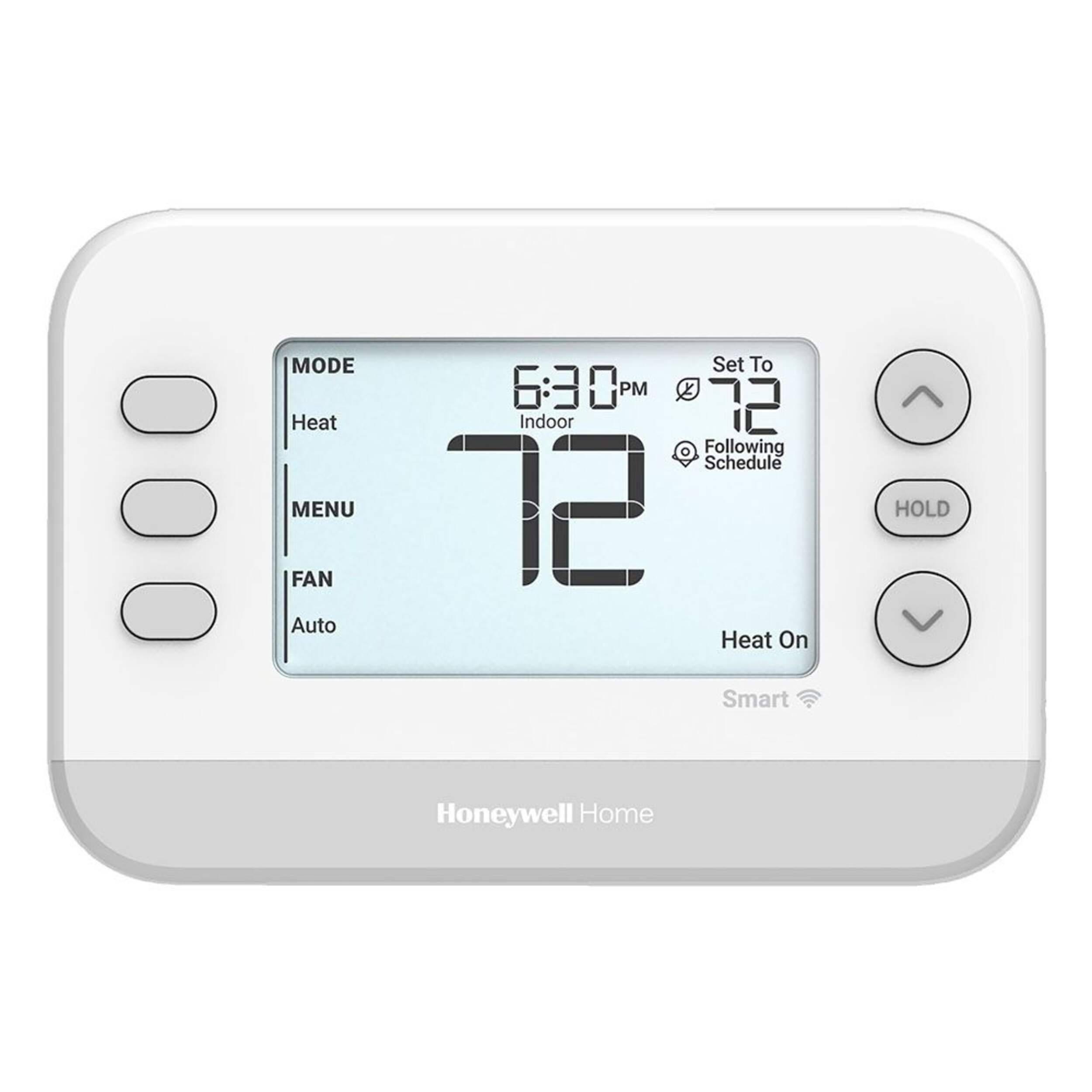 Honeywell Home RTHC2CWF/N Smart Wi-Fi Digital Thermostat, Energy Star Certified, White Front_Flat