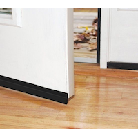 Frost King Heavy-Duty Self-Stick Interior Door Sweep Seal, Black, 2x36-in CloseUp