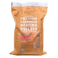 Al-Natural Energy Premium Hardwood Heating Pellets, 100% Southern Oak, 18.1-kg Bag