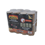 Bûches de bois de taille pratique écologiques XTRAFLAME pour foyers, poêles à bois et feux de camp, 2,6 lb, paq. 8 Front_Angled_Left