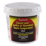 Ciment pour poêle et fournaise à température élevée Imperial, gris, 710 mL Front_Elevated