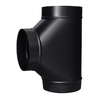 Imperial Metal Assembled Tee, 7-in, Black Matte Finish Front_Angled_Left