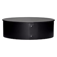 Imperial Big End No Crimp End Stove Pipe Cap, Black Matte Finish, 6-in