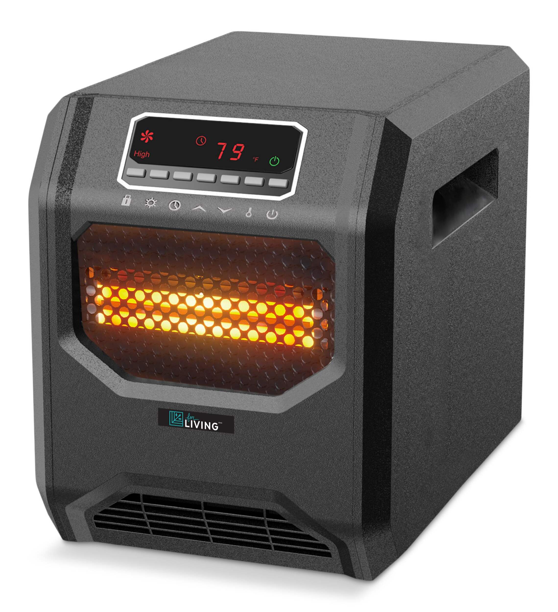 FOR LIVING Cabinet Heater Front_Three_Fourths_Angled_Left