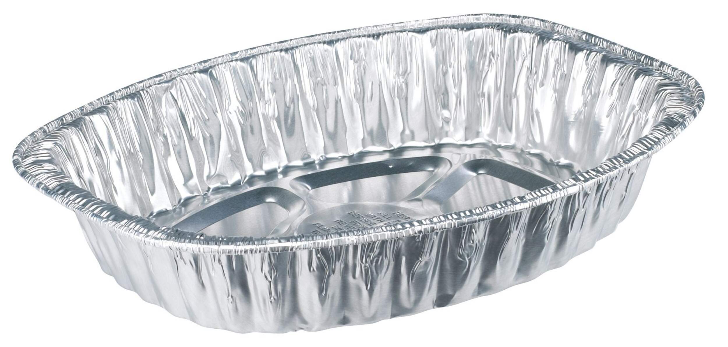 Eco-Foil Oval Rack Roaster, X-Large Front_Three_Fourths_Angled_Left