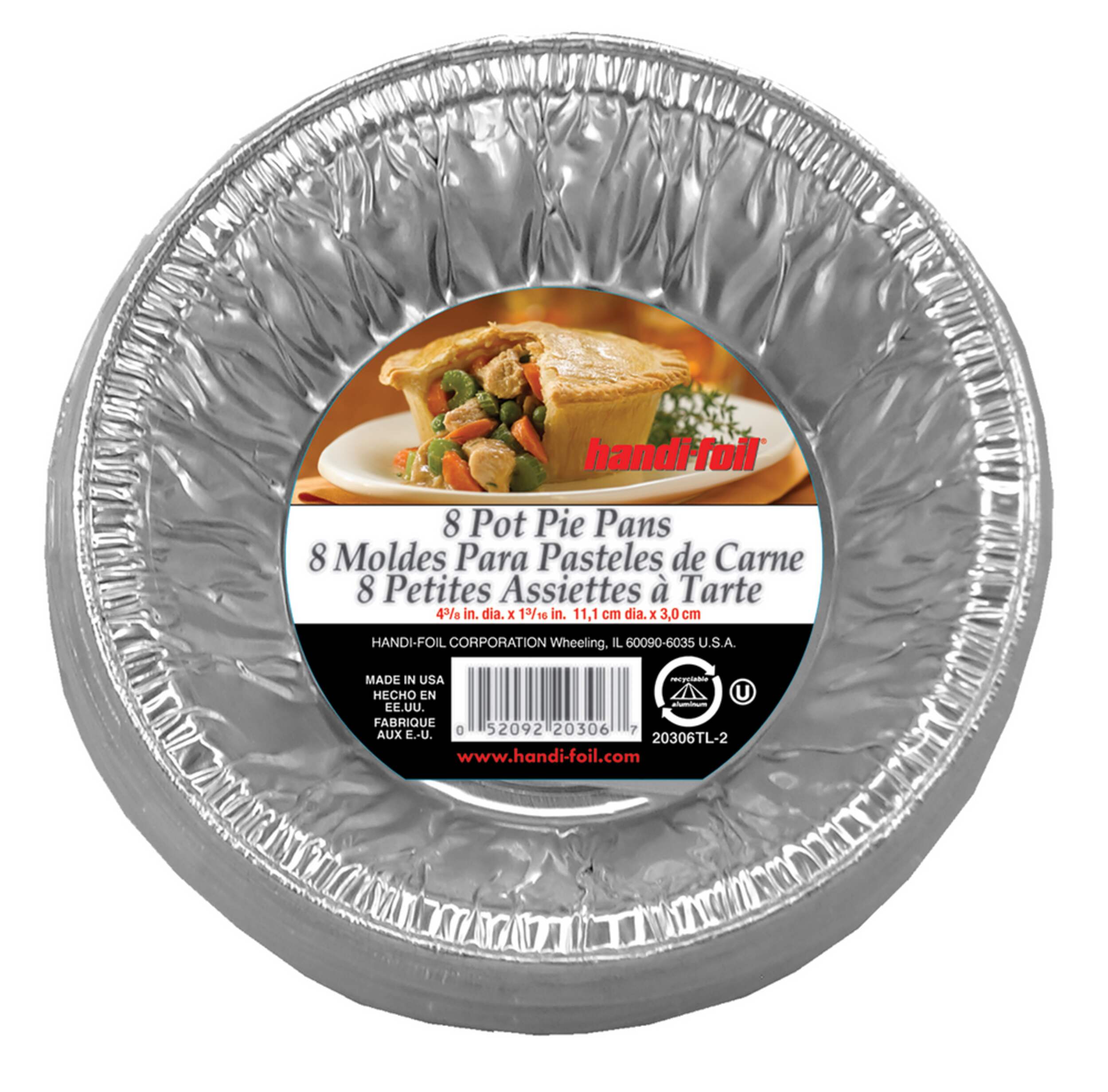 Pot Pie Plate, 8pk Canadian Tire