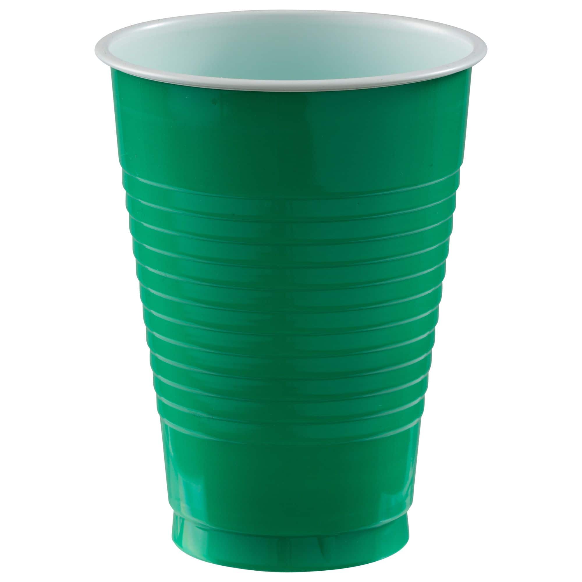Choice 16 oz. Yellow Plastic Cup - 50/Pack