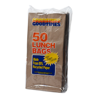 Goodtimes Paper Lunch Bags, 1.88-L, 50-pk Front_Angled_Left