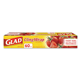 Glad Cling Plastic Wrap, 196-ft, BPA-Free with Superior Seal for Freshness Front_Elevated