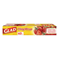 Pellicule plastique Glad Cling, 196 pi, sans BPA et sceau supérieur pour plus de fraîcheur Front_Elevated