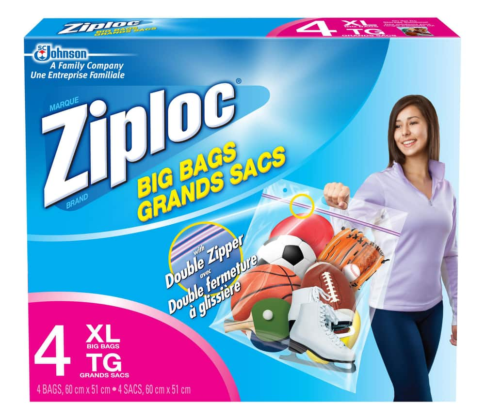 big ziploc storage bags