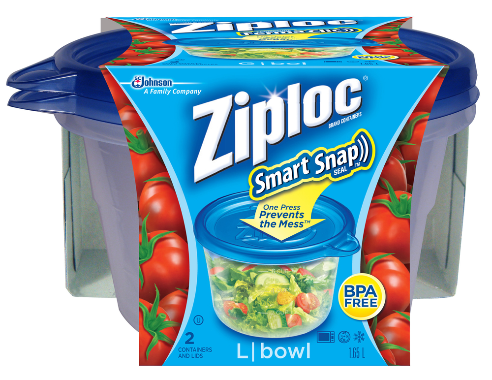 Ziploc Large, Round Snap n' Seal Containers, 4Pk Canadian Tire