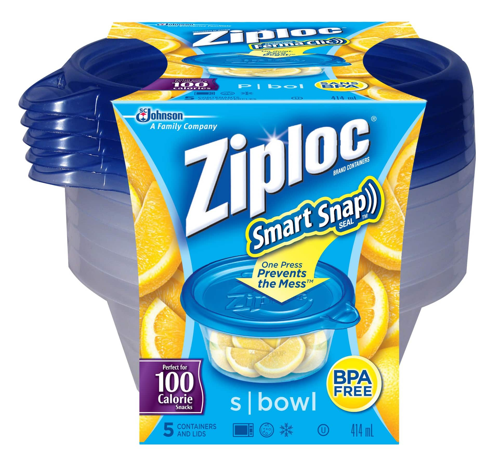 Ziploc - 4 Pack 709mL Small Disposable Square Food Containers :: Weeks Home  Hardware